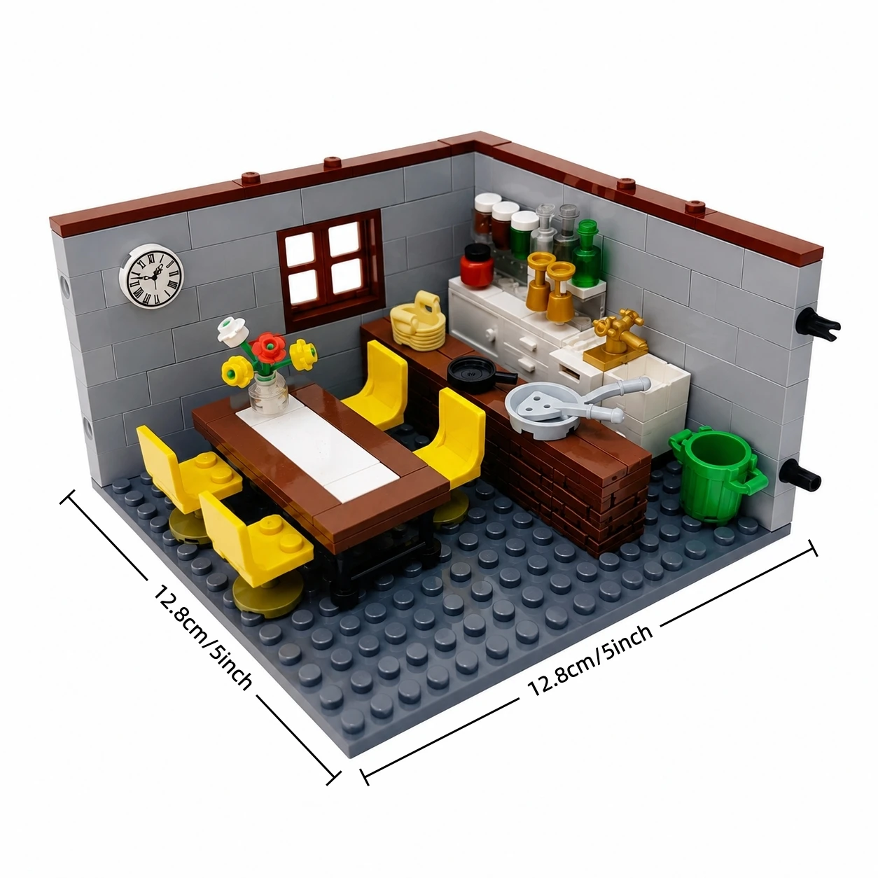 City House Building Blocks Toy Set for Kids - Creative DIY Bricks with Furniture