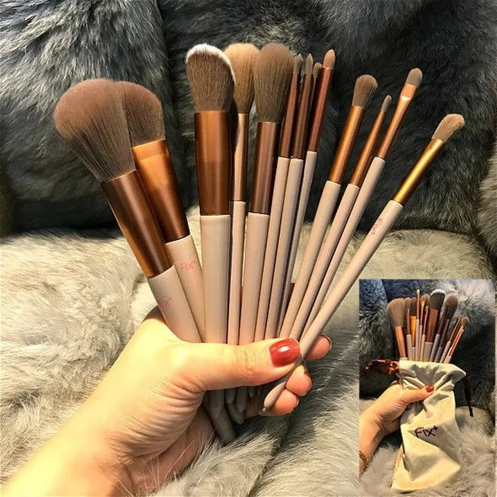 KOSMETYKI White Makeup Brushes Tool Set Cosmetic Powder Eye Shadow  Foundation Blush Blending Beauty Make Up Brush Maquiagem - AliExpress