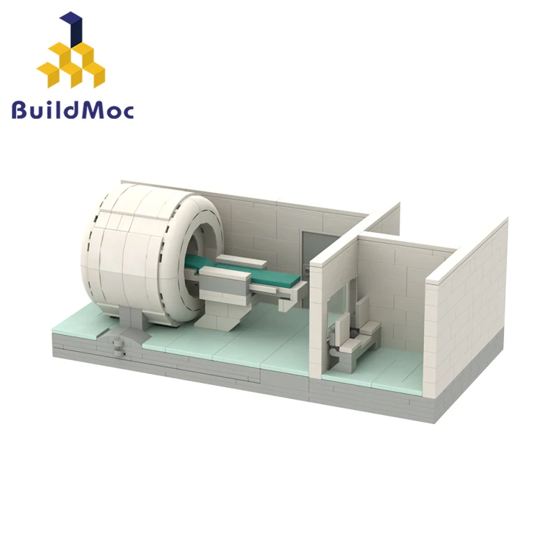 

MOC Medical Device Equipment MRI Scanner Building Blocks Set Idea Assemble Display Science Toys For Children Kids Birthday Gifts