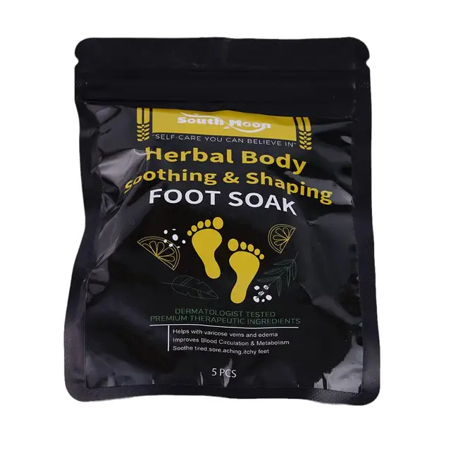 5pcs Foot Cleaning Soak Natural Herbal Body Soothing Shaping Slimming