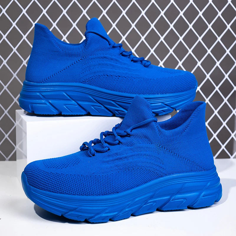 CD Sneaker In Deep Blue Calfskin And Mesh Fabric  109250