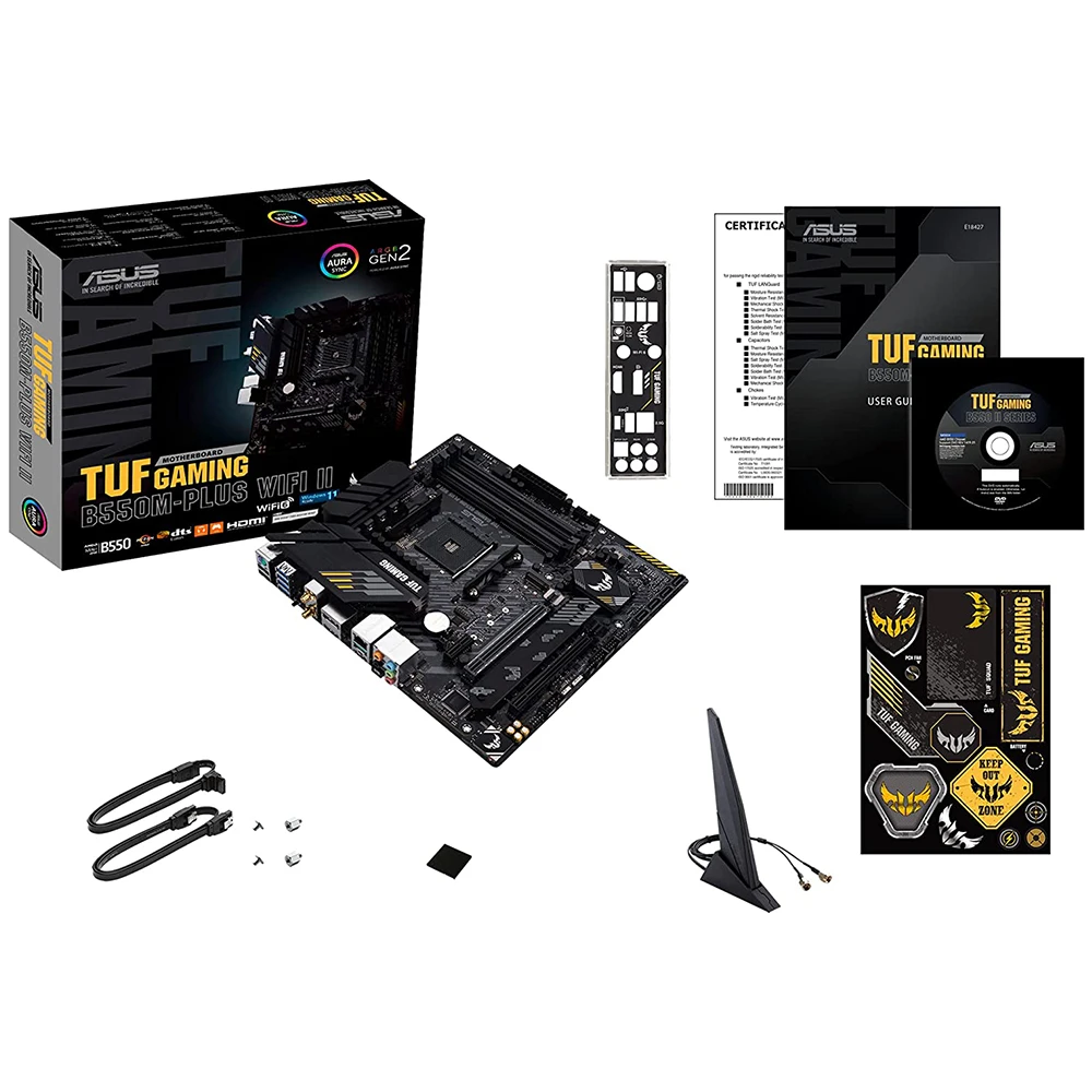 Asus amd tuf gaming b550m plus (wi-fi) ii micro-atx b550m 