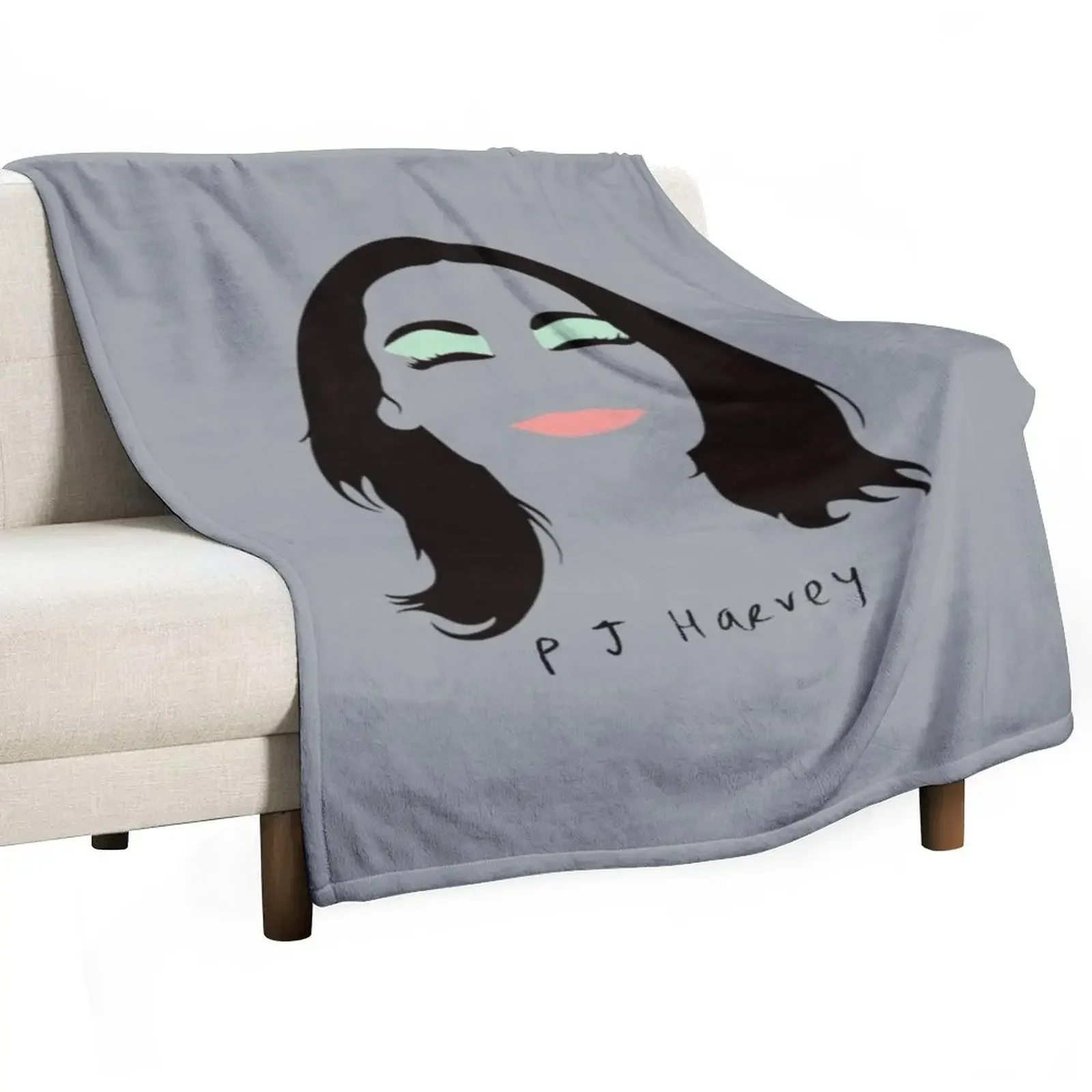 

PJ HARVEY Throw Blanket Flannel For Decorative Sofa Decorative Sofa Blankets