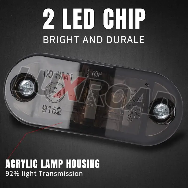 2 LED Ÿ Ŭ ̵ Ŀ Ʈ,  극ũ ,  Ʈ ƮϷ, ڵ Ʈ, θ, ĳ ׼, 12V, 24V