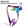 Lightweight Bike Bottle Cage Gradient Color Bicycle Water Bottle Holder Socket One-piece Aluminium Alloy MTB Drink Cup Bracket 4