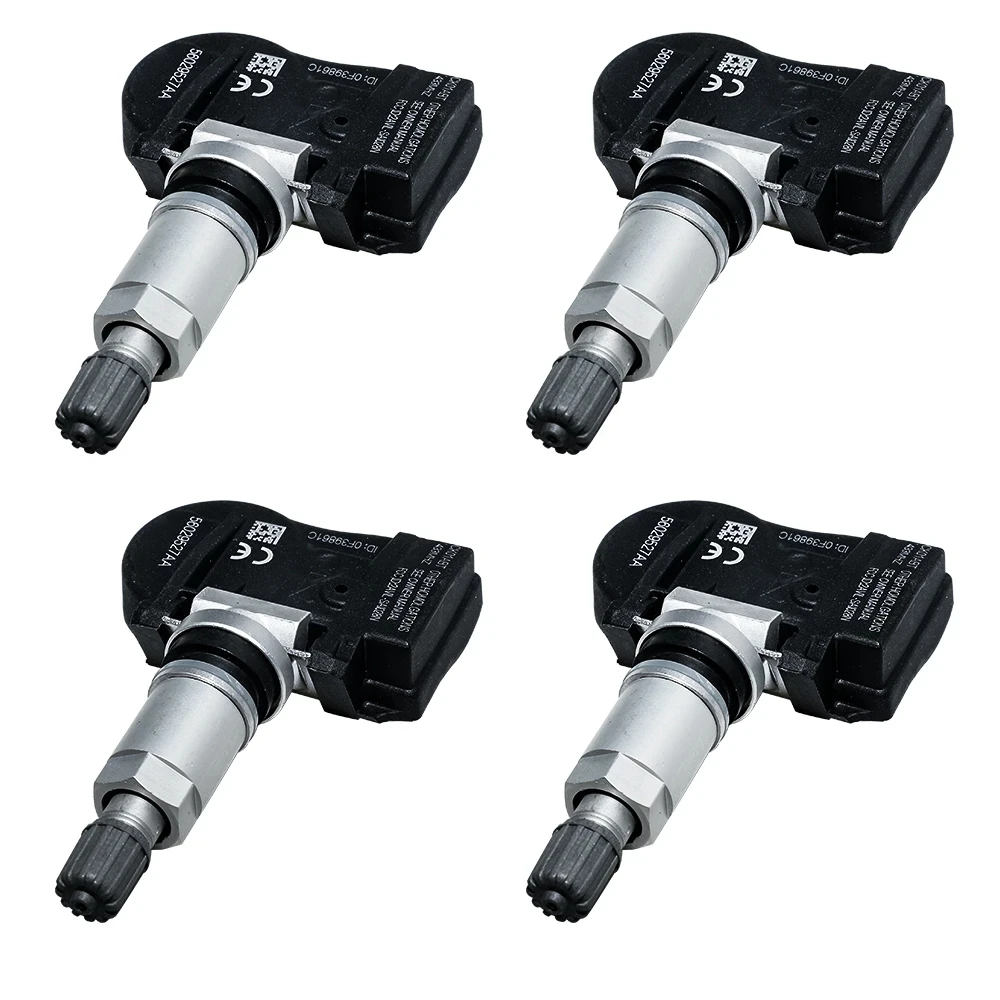 타이어 압력 모니터링 시스템 센서, 지프 그랜드 체로키 WK 랭글러 JK 커맨더 56029527AA TPMS, 433Mhz, 68001698AA, 4 개