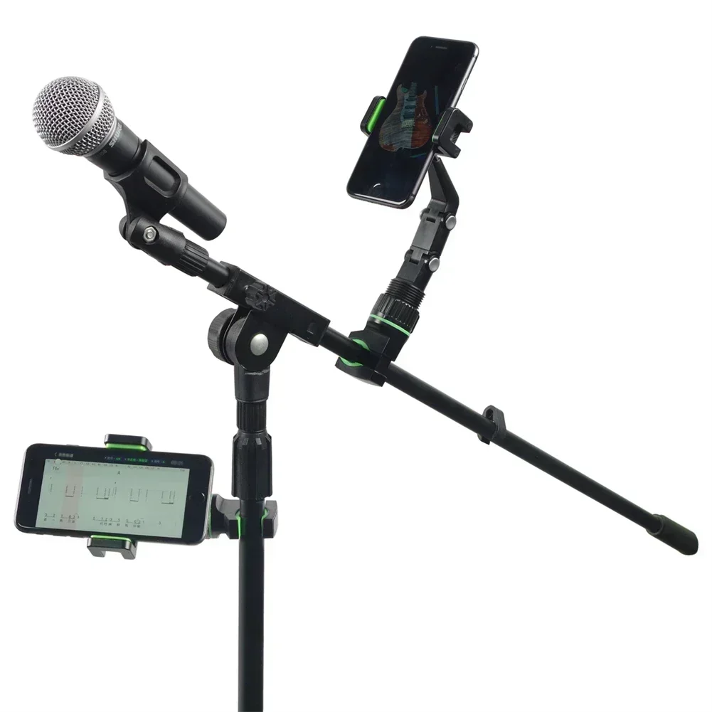 Microphone Stand Phone Holder Universal Car Telephone Holder For Live Broadcast Bracket Clips Cell Phone Stand Clamp microphone stand,desktop mounting clip,microphone mount clamp