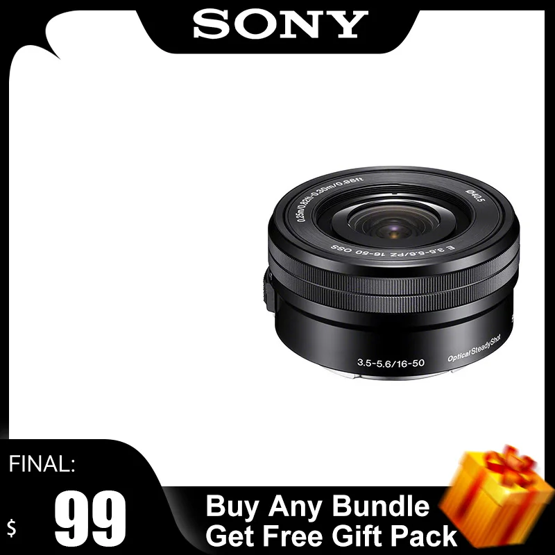 Sony E1650mm Power Zoom Large Aperture Mirrorless Camera Lens For