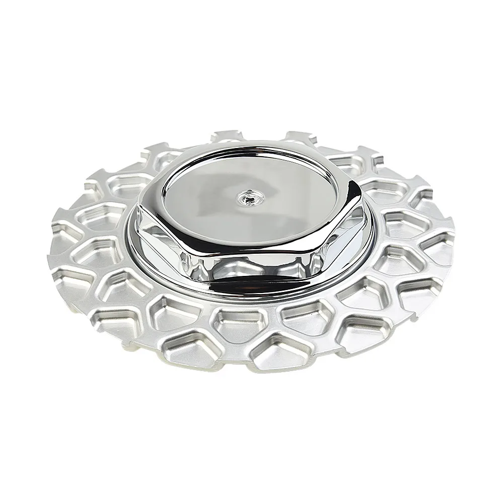 

1pcs Hub Wheel Center Cap Accessories Auto Car Decals Parts Silver Truck Tires Part 157 MM/52 MM 6.18 Inch/2.05 Inch ABS Plastic