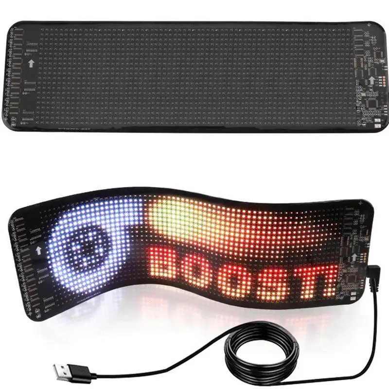 

Car Led Panel IP66 Waterproof Led Programmable Sign And Screen Panel Message Sign Board Led Screen Panel Funny Car Accessories