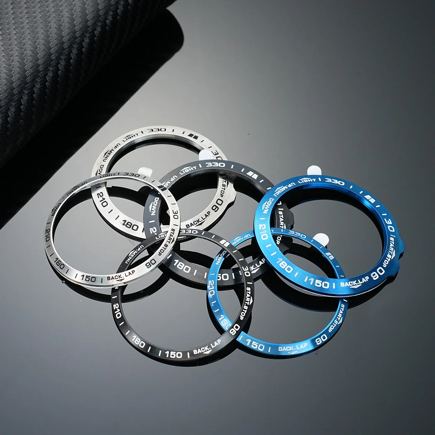 Premium Solid Stainless Steel Replacement Bezel Ring - Aftermarket Bezel Insert Accessories