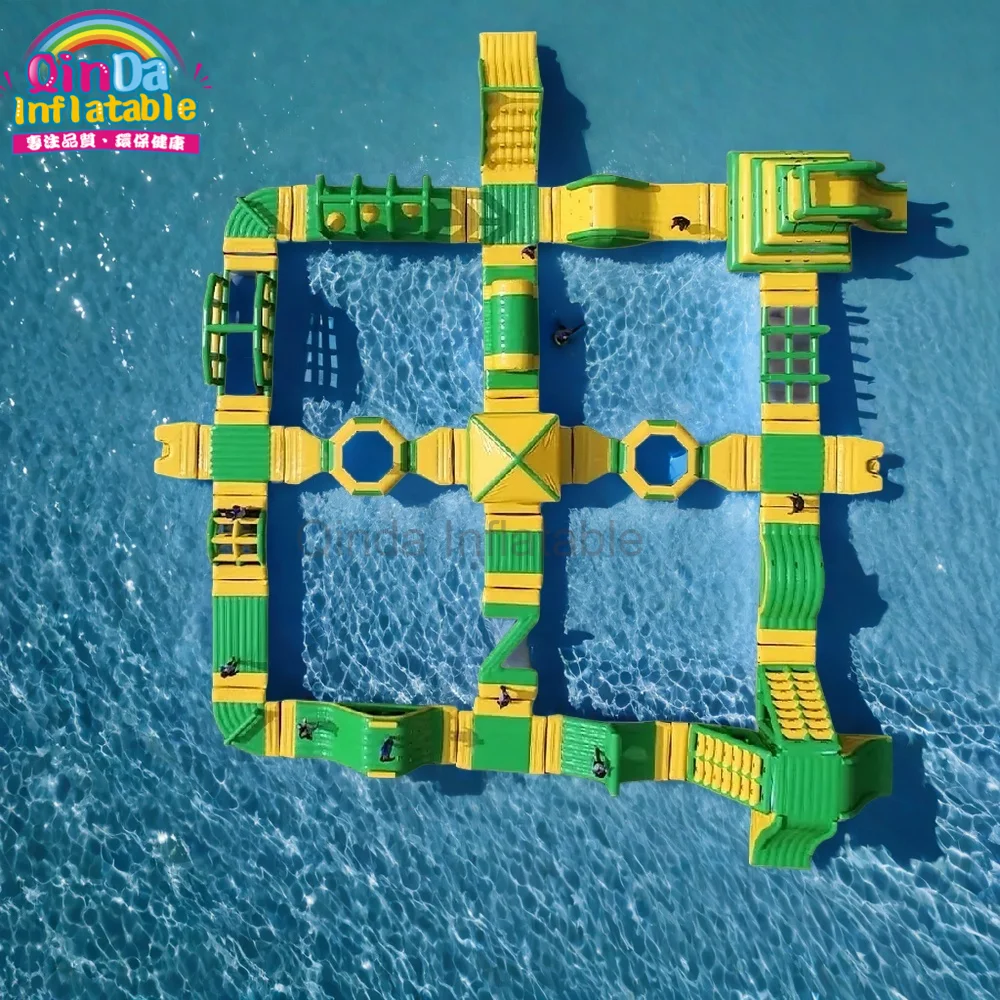 Inflatable Floating Sea Lake Pool Water Park Obstacle Course Water Play Sports Entertainment Aqua Parks