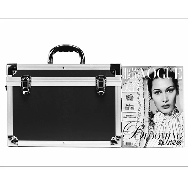 The Thickened Aluminum Toolbox Can Be Shoulder-backed Instruments And Equipment Display Box File Tools Storage Anti-collision 5
