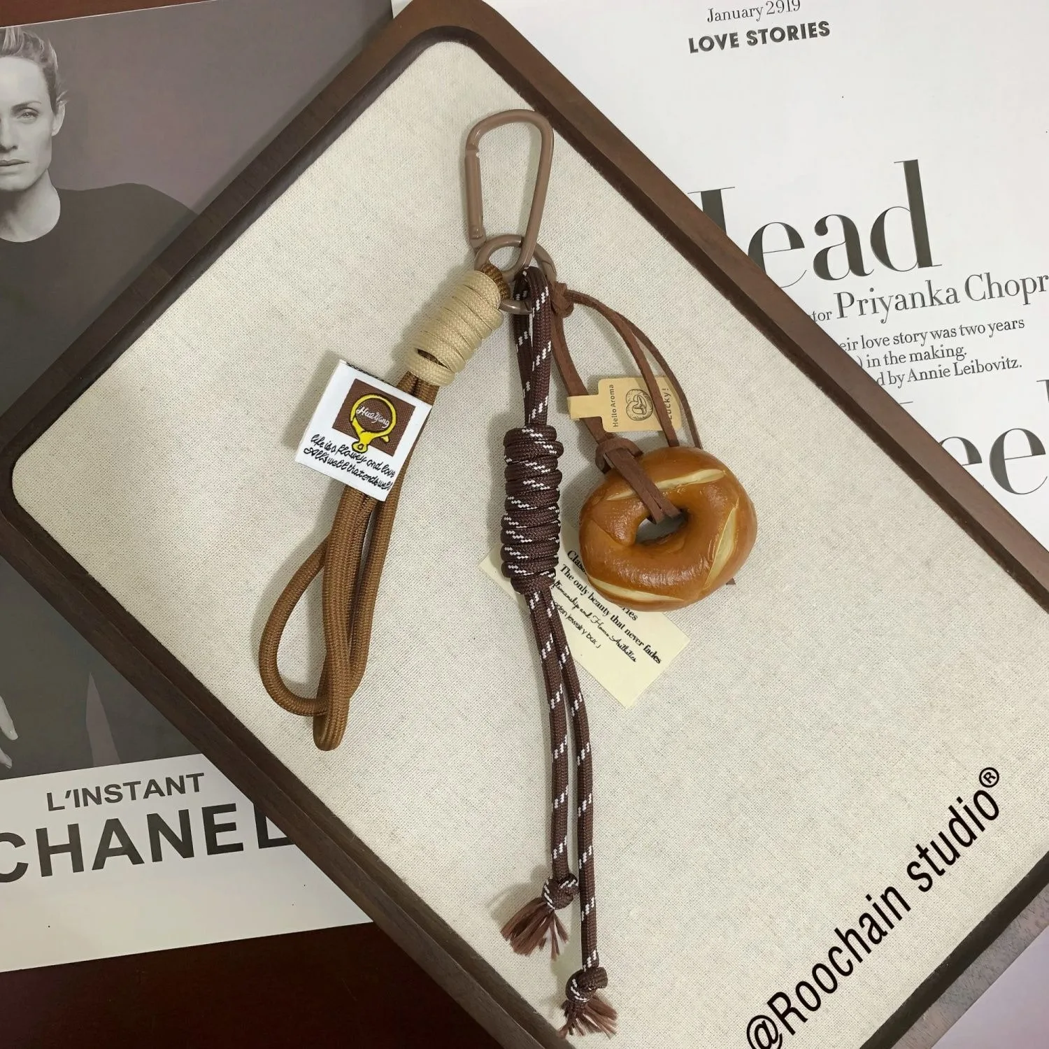 Cute Pretzel Bag Pendant Tennis Ball Ins Suitable For Mobile Phone Bag Pendant Accessory Keychain Couple Pendant