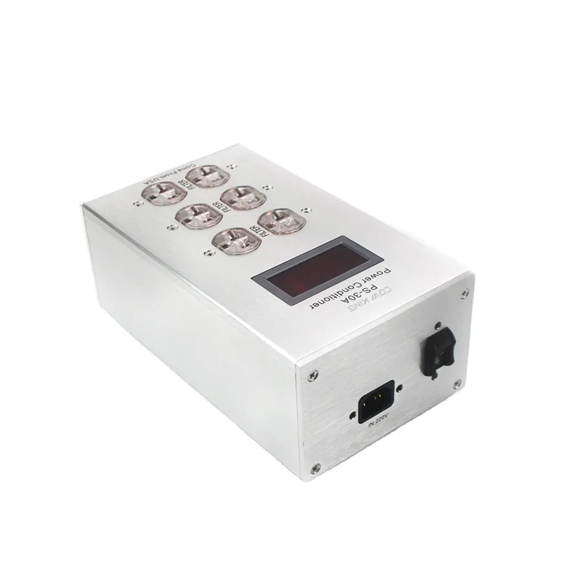 

QINCROWN Amplifier CD 220v Socket Hifi Filter Smart Power Strip USA