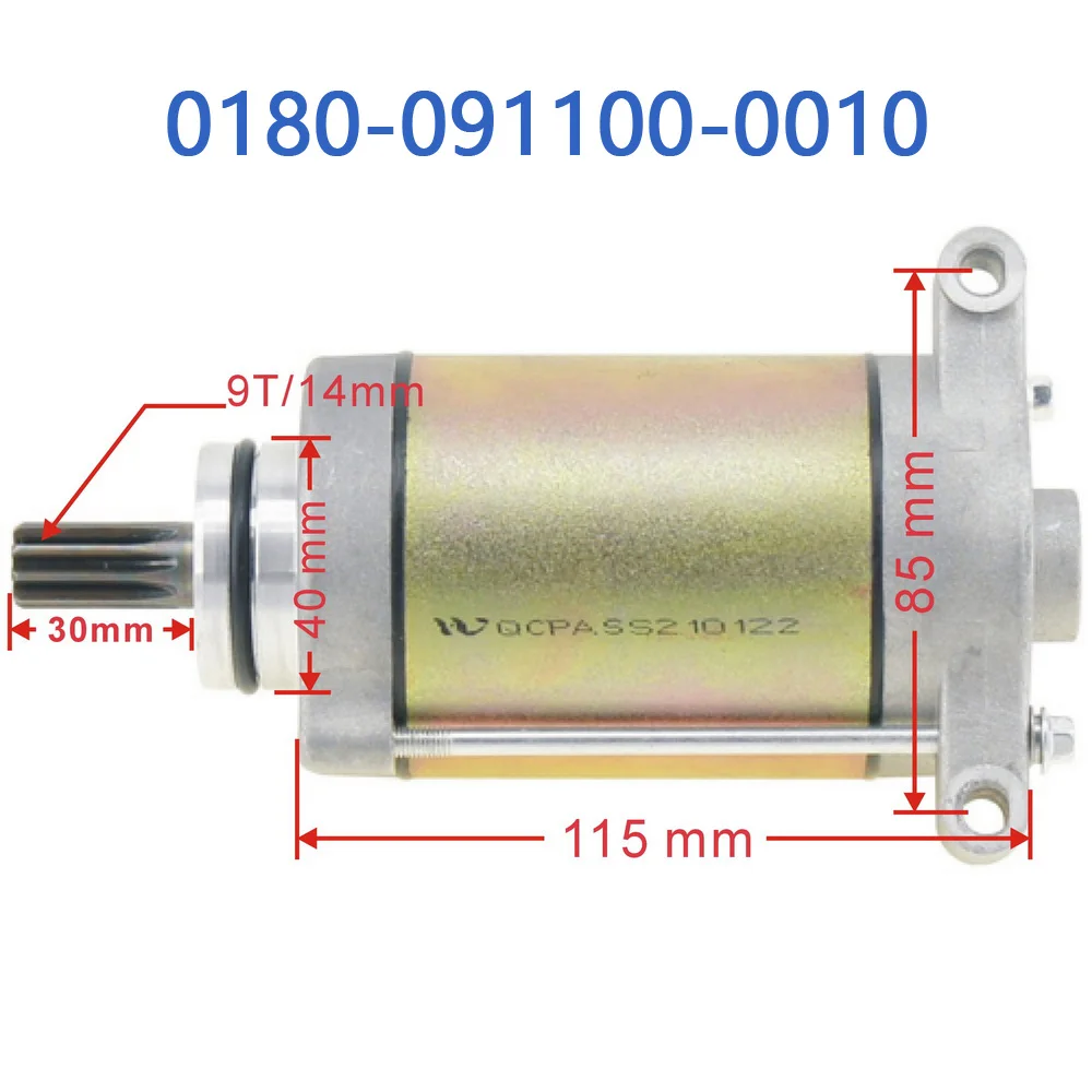 

Starter Motor For CFMoto 0180-091100-0010 ATV UTV Accessories CF500 X5 UForce 500 U5 CF Moto Part