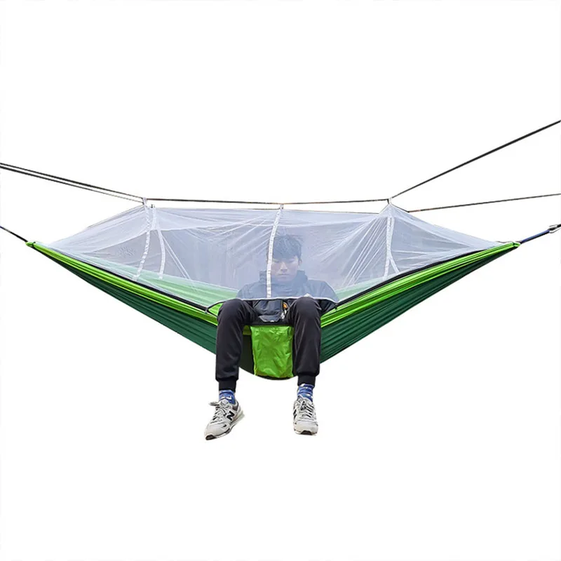 Super Portable Outdoor Mosquito Net Hammock-Ideal Camping Essential! 260x140 cm, Ultimate Protection & Comfort for Your Advent