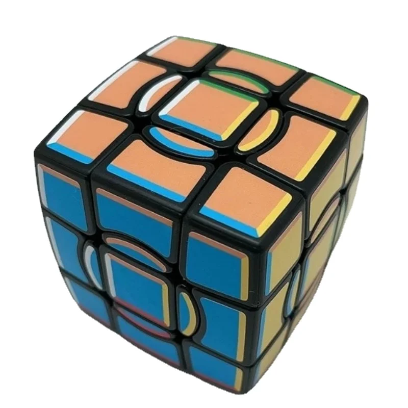 Calvin's Puzzle 3x3 Cube Super Crazy 3x3x3 Cube Black Body Super 3x3 Magic Cube Children's Educational Toy limited edition cube super star football three generations magic cube black and white super star cube alexander star collection