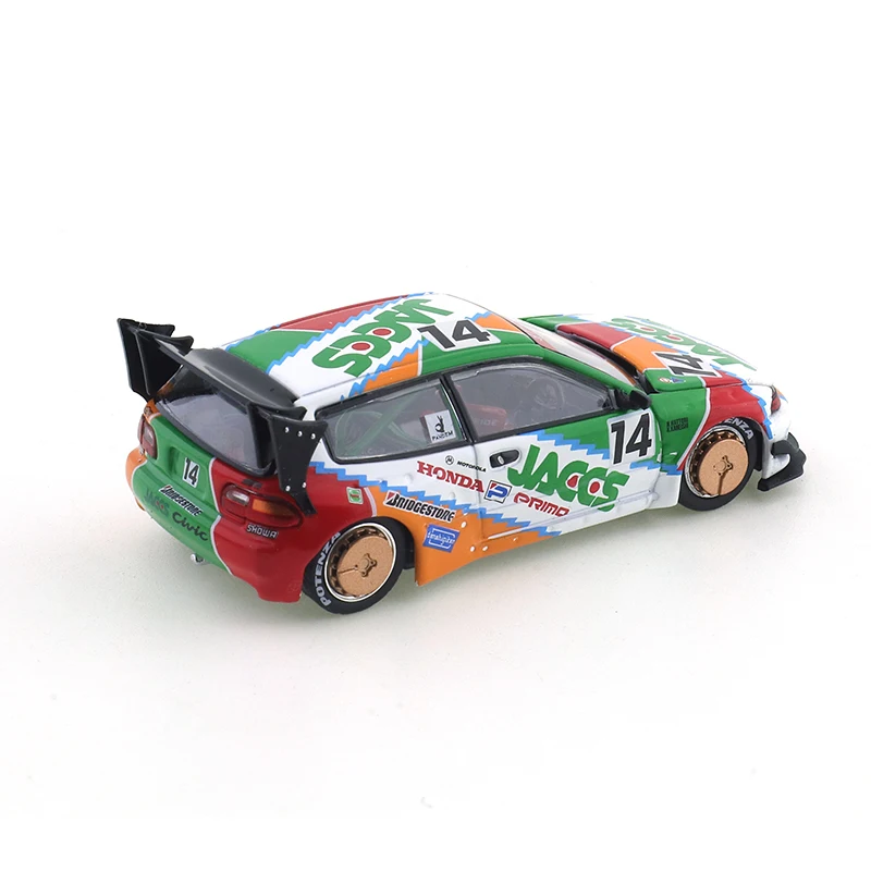 XCARTOYS POP RACE 1/64 PANDEM Civic EG6- Metallic Cars Alloy Motor