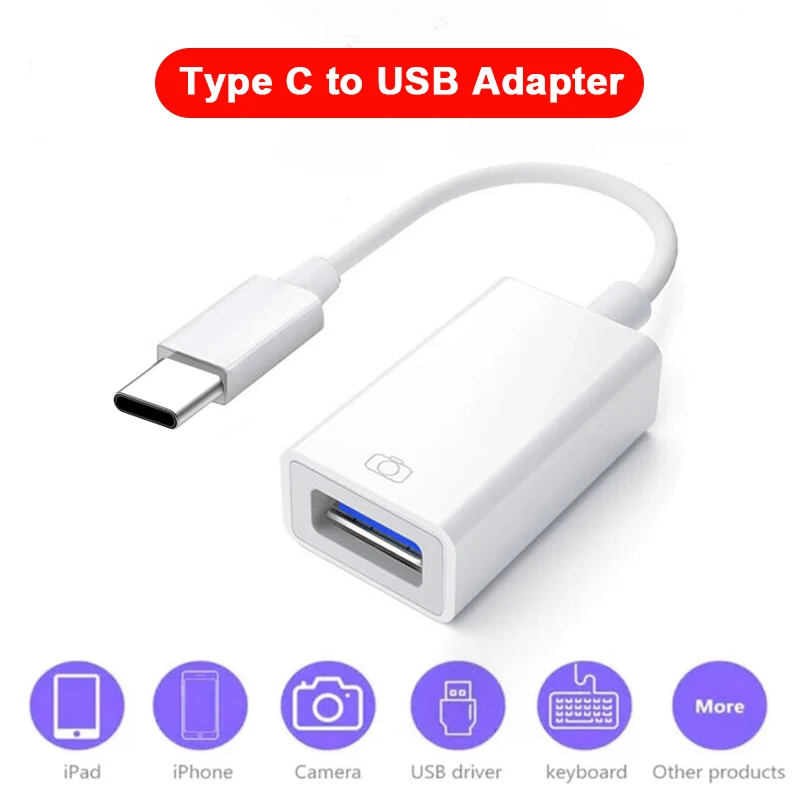 Adaptateur USB pour iPhone/iPad, adaptateur iPhone vers USB, adaptateur  iPad USB3 avec port de charge, prend en charge les clés USB, MIDI, clavier  et souris, Plug & Play, aucune application requise. 