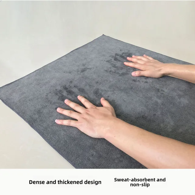 Non-Slip Yoga Absorbent Towel Fitn Gym Mat Wide Yoga Pad Towel Wear-Resistant Dir Proof hine Waable Yoga Blanket 5