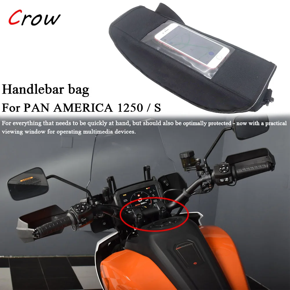 Motorcycle Accessories Handlebar Bag Waterproof Bag Storage Travel Tool