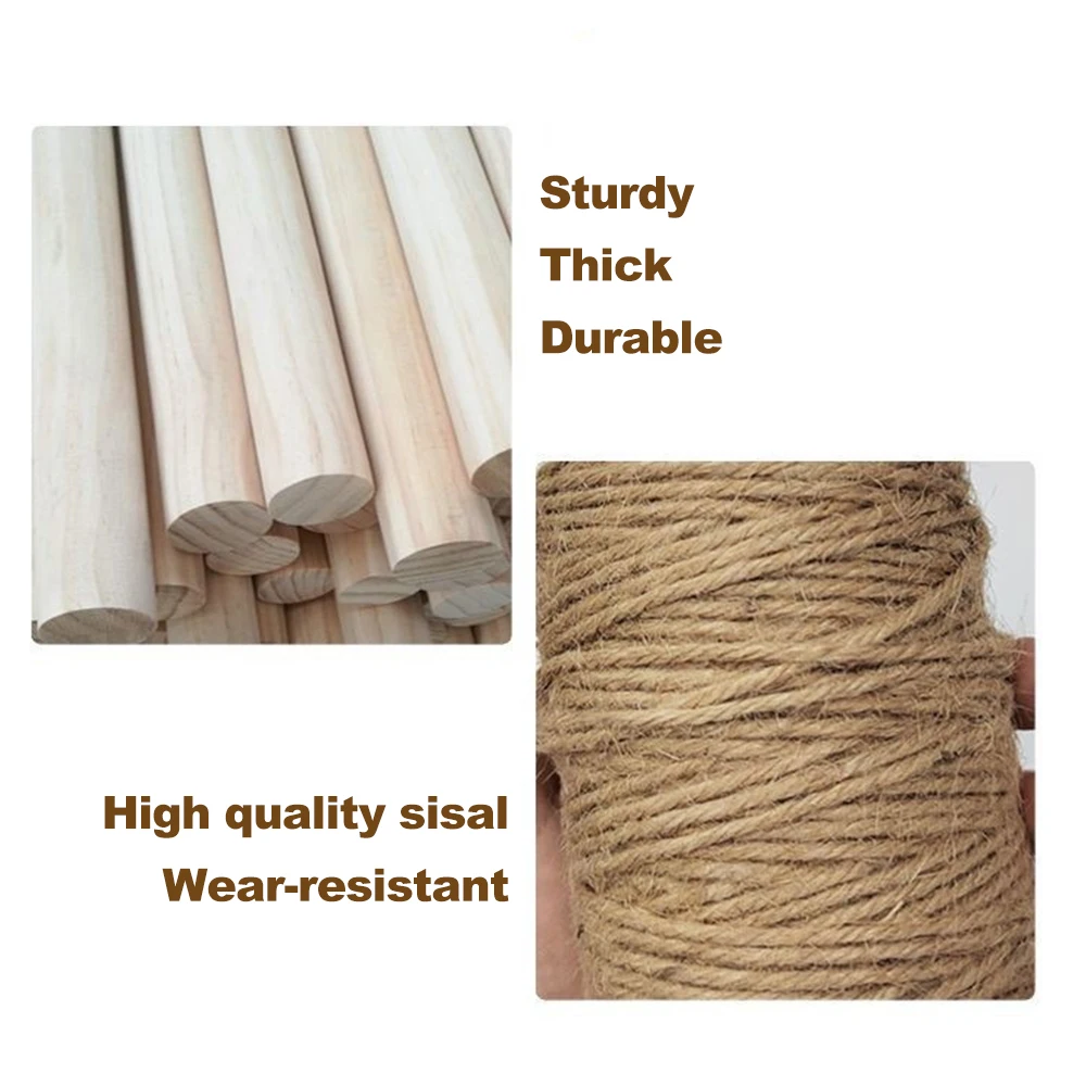 Replacement Sisal Pole For Cat Climbing Frames And Scratch Posts_voghion.com