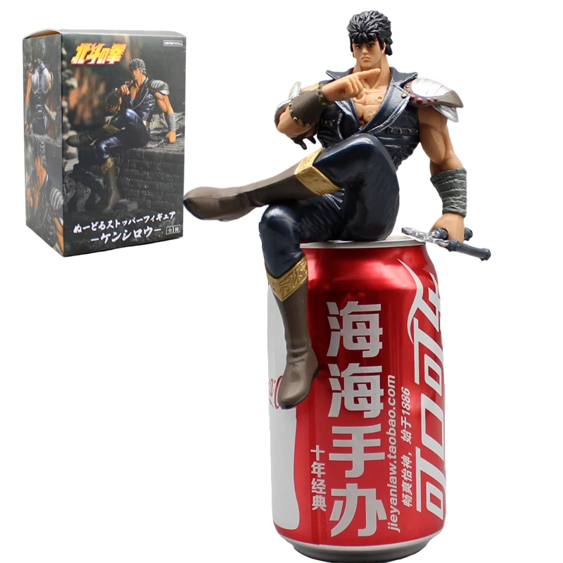 13Cm Anime The Big Dipper Figures Kenshiro Action Figures Boxing King Premendo Noodle Cup Noodle Pvc Model Collection Giocattoli Regali