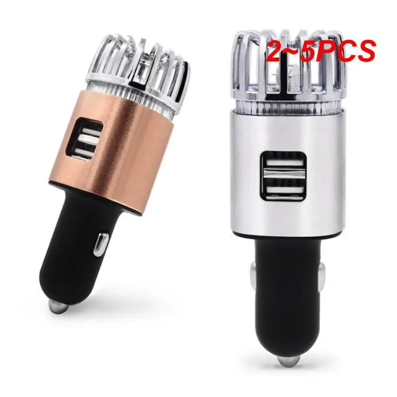 

2~5PCS Car Air Purifier Refresher Portable Air Ionizer For Vehicle USB 2 in 1 2020 Air Freshener Interior Accessories