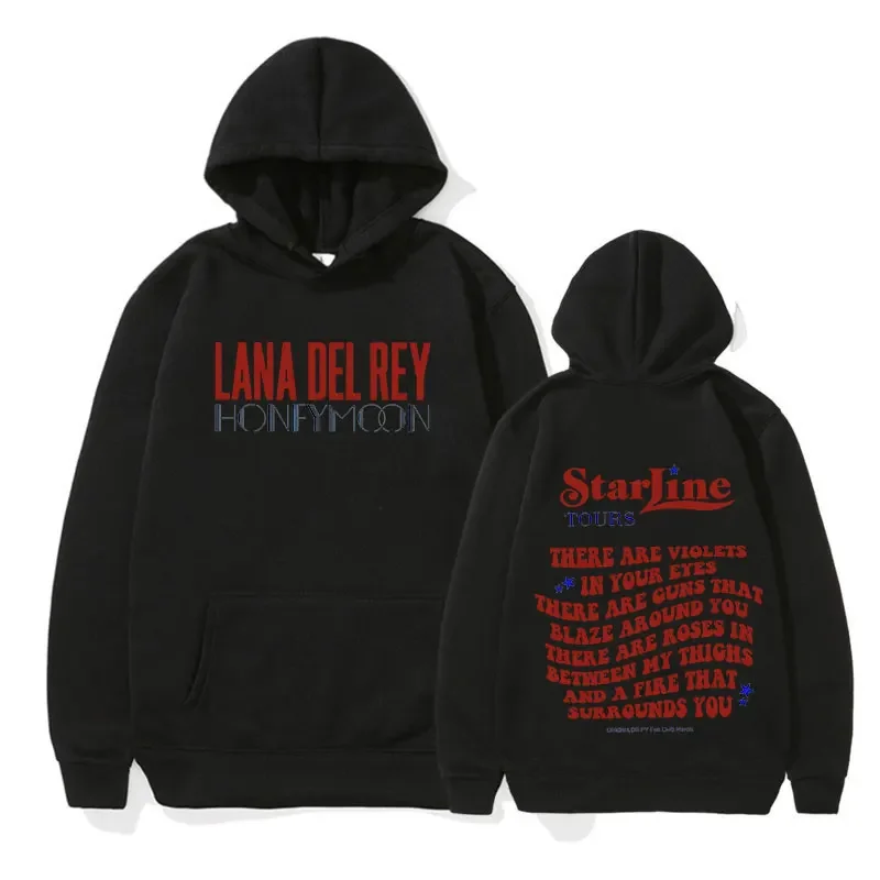 

Singer Lana Del Rey 2023 New Hoodies Unisex Casual Long Sleeve Fashion Sweatshirt Men's Hip Hop Retro Pullover Hoodie Streetwear