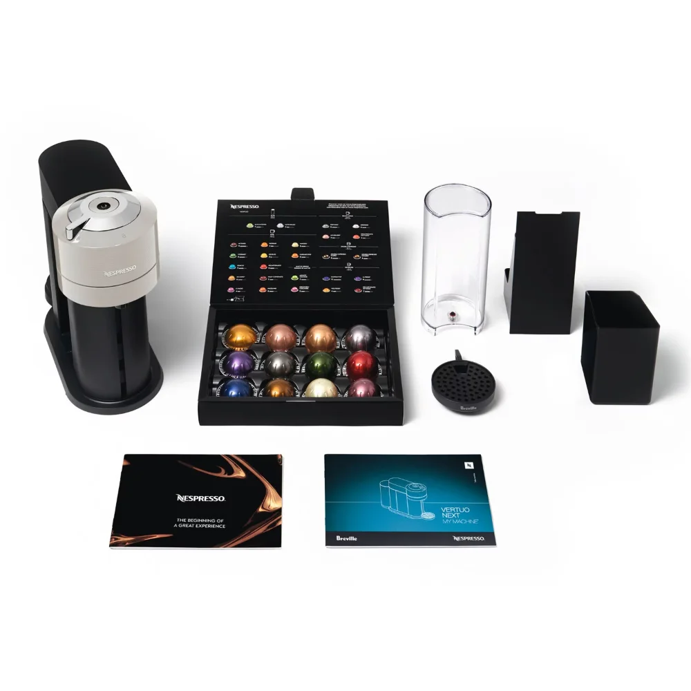 Nespresso Vertuo Next Coffee Machine with Aeroccino3 Milk Frother