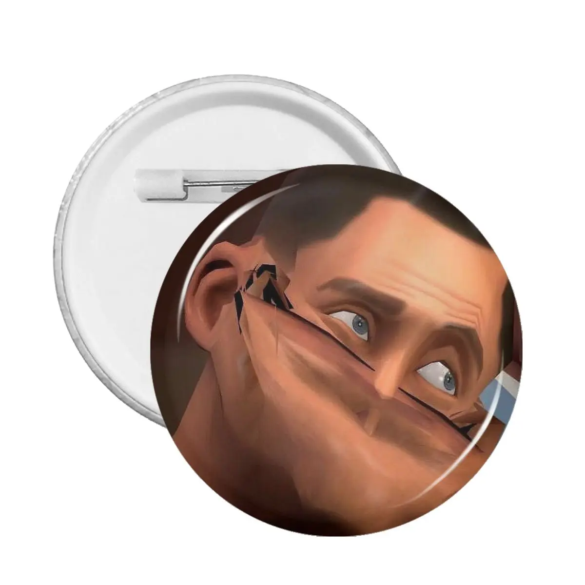 Team Fortress TF2 Scout Pin insignia cara Metal personalizable Pins