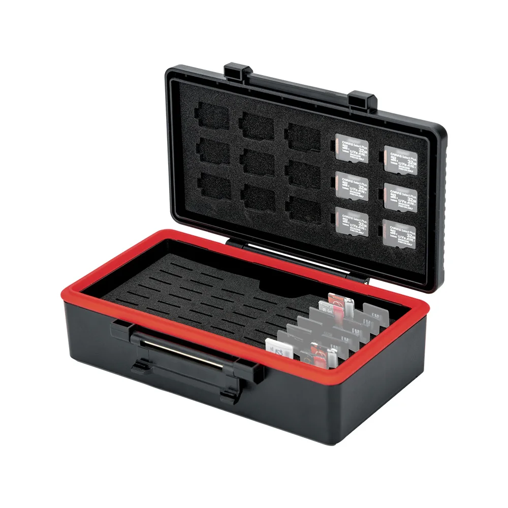 Card Organizer, Storage Box, Game, Micro SD, MSD, TF, 58 Slots