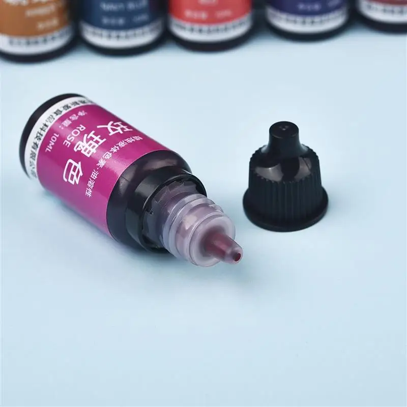 Candle Dyes Pigment Soap Dye Pigments 24 Color 10ml Candle Soap Pigment Liquid Colorant Resin Coloring Dye for DIY Candle Soap Epoxy Resin Mold Craft Making Pigments