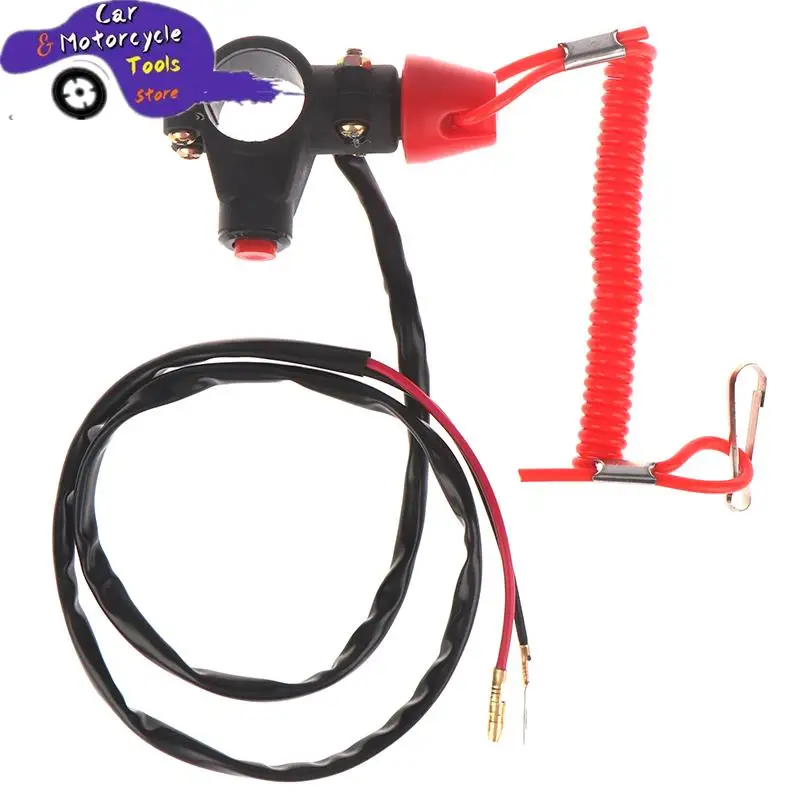 2020 New 1pc Atv Motorcycle Boat Tether Lanyard Emergency Kill Stop