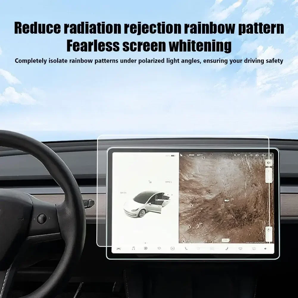 2 Pellicole Protettive Opache Per Tesla Model 3 Highland 2024: Vetro Temperato Per Touchscreen Anteriore 15,4" E Posteriore 8" – Anti-impronta E Anti-riflesso