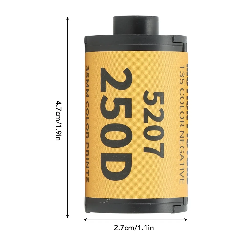 12매 35mm 컬러 인화필름 ECN 2 프로세스 35mm 컬러 인화필름 광폭 노출범위 200-250 감광도 135 카메라용