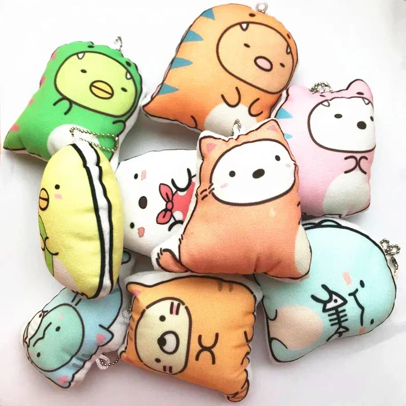 Newest Sumikko Cartoon Sumikko Gurashi Toys Animal Stuffed Plush Toys Girls Gifts Bags Pendant Keychain Decoration 2