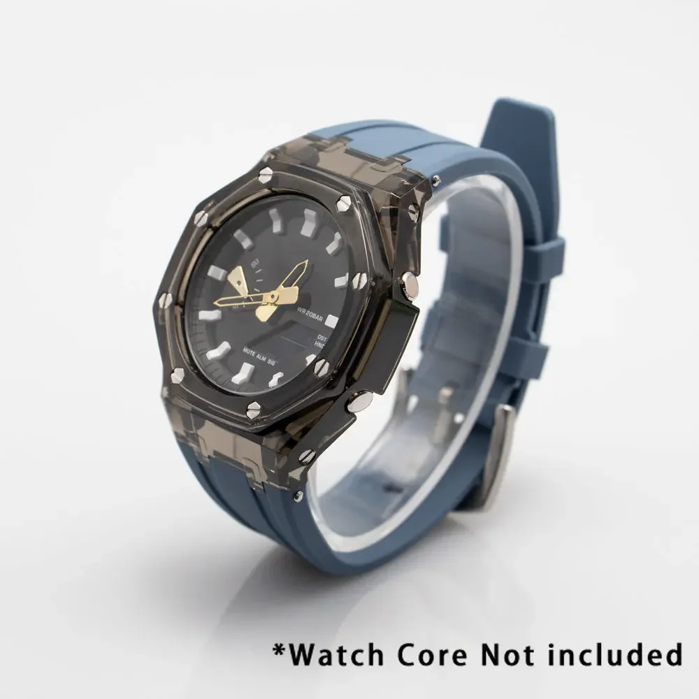 Enhanced Transparent Rubber Strap and Case Adapter