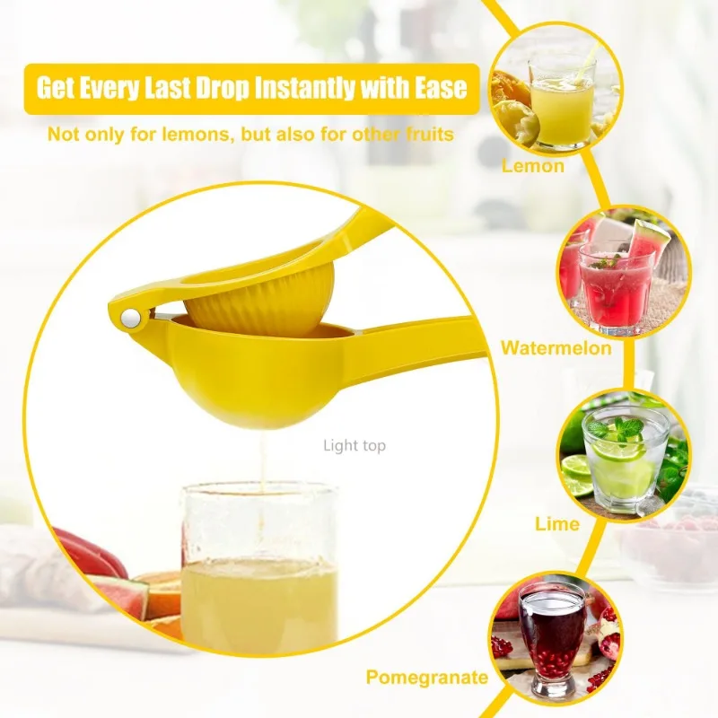 Stainless Steel Lemon Squeezer Manual Juicer Citrus Processor Fruit Orange Juicer Lemon Pressing Hand Kitchen Accessories