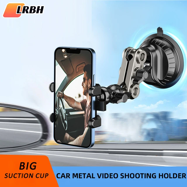 Car Phone Mount Video Recording Universal Magic Arm Suction Car Phone Holder Mount Windshield Window Glass Vlog Shooting 1