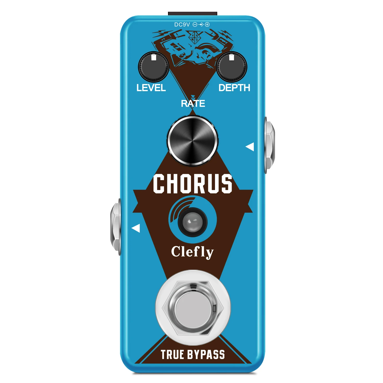 

Clefly LEF-304 Guitar Analog Chorus Pedal Ensemble King Level Depth Knob High Warm Clear Chorus Sound With BBD Chip True Bypass