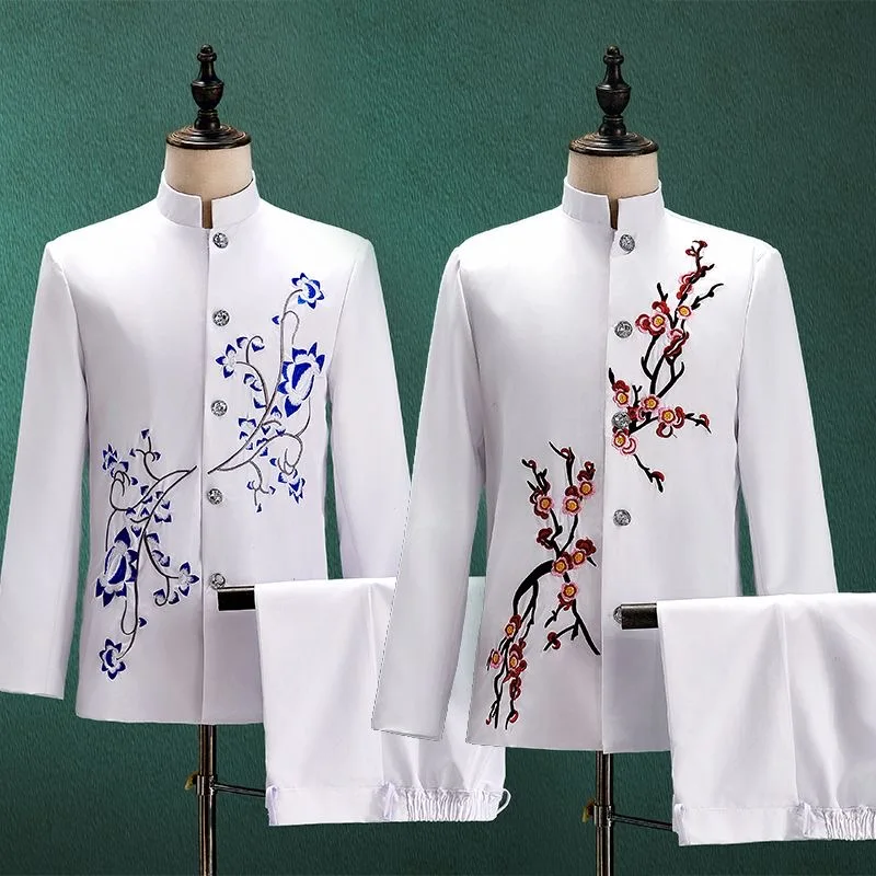Z203Autumn Youth Spring Festival Gala Wedding Banquet Stage Performance Clothing Host Dress