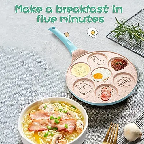 Cute Animal Shaped Pancake Pan for Kids Mini Nonstick Griddle Cup Mold Grill Children Gifts Fried Egg Tools |
