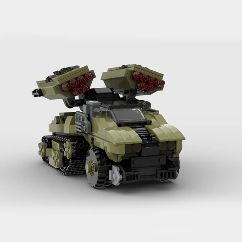 647PCS Pieces Halo Wars Wolverine Anti-Aircraft Tank Building
