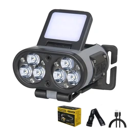 Rechargeable COB LED Cap Clip Light with Built - in Battery (6Led COB)