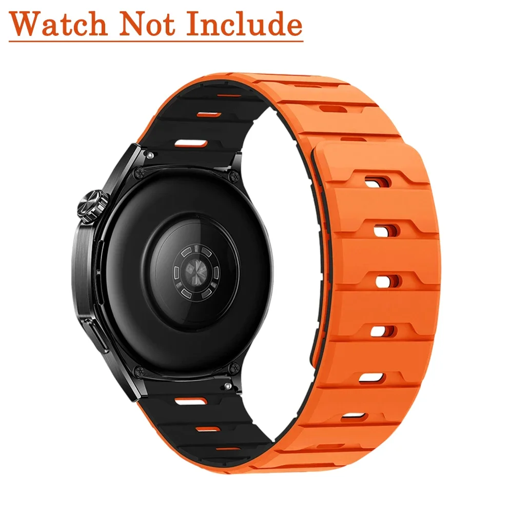 Universal Magnetic Loop Silicone Watch Band - 18mm/20mm/22mm