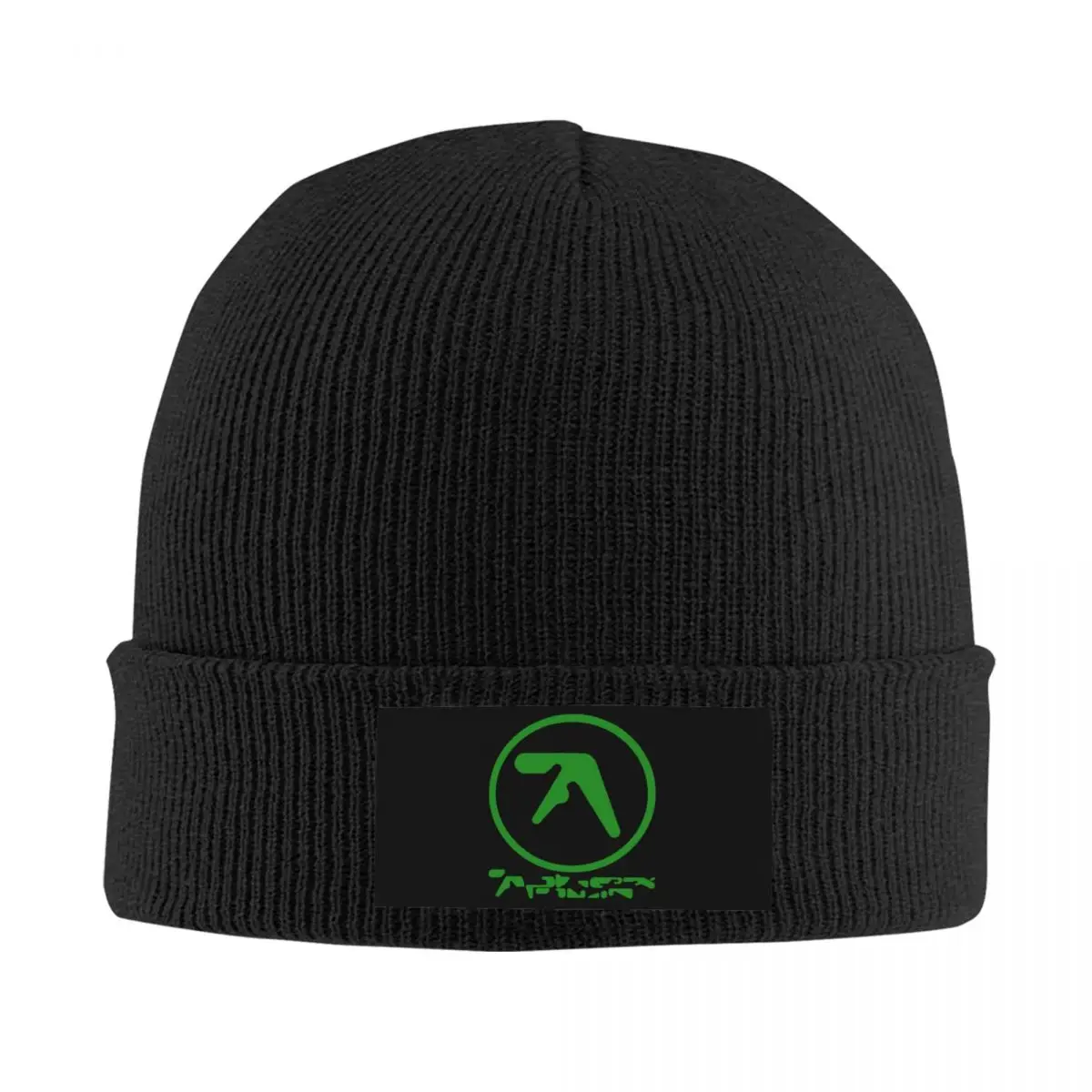 

Green Aphex Twin Skullies Beanies Caps Fashion Winter Warm Men Women Knitting Hats Unisex Adult Electronic Music Bonnet Hats