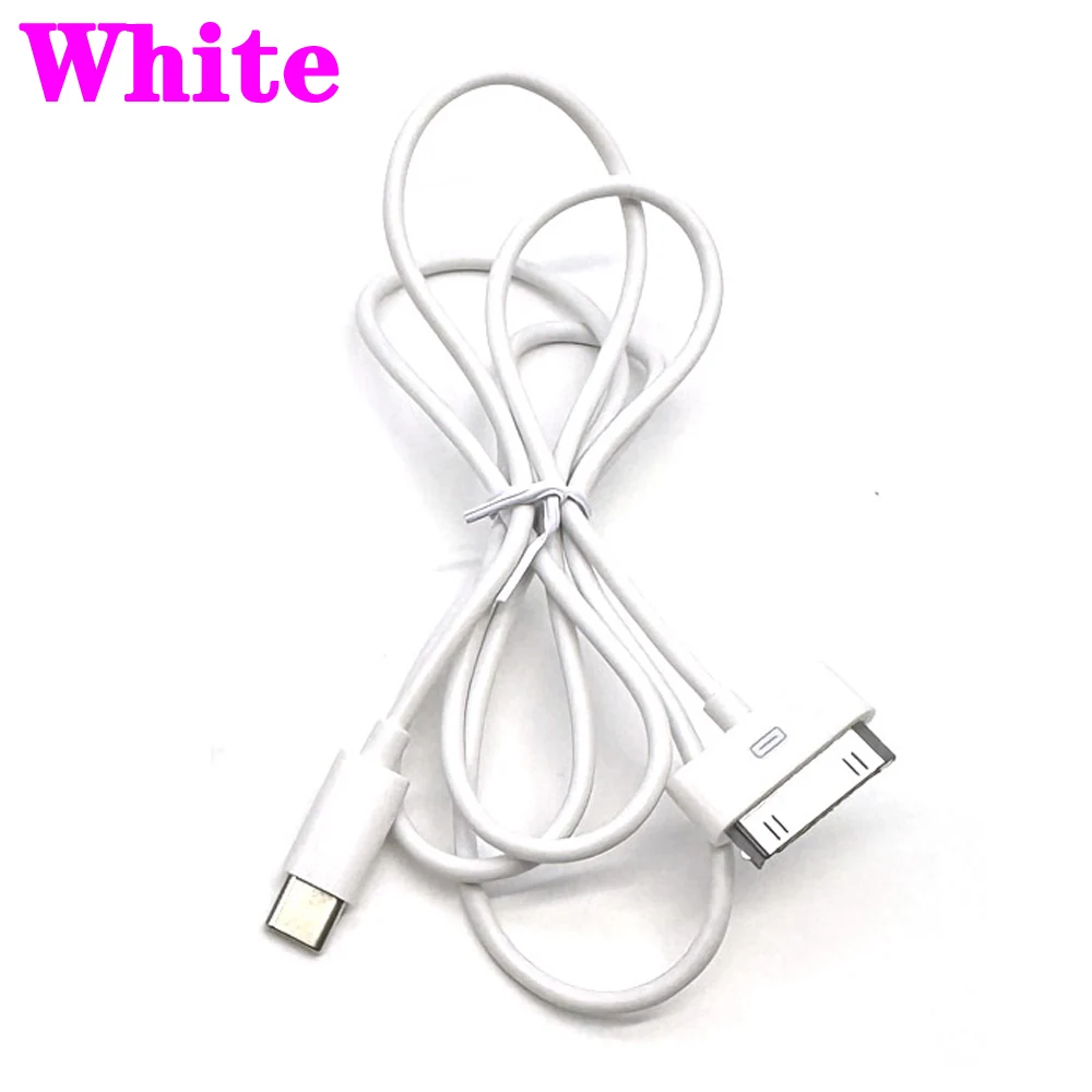 Cavo USB 30 Pin Per IPhone 4, 4S, IPad 2, 3, IPod, Bianco, 1 Metro, Carica E Sincronizza
