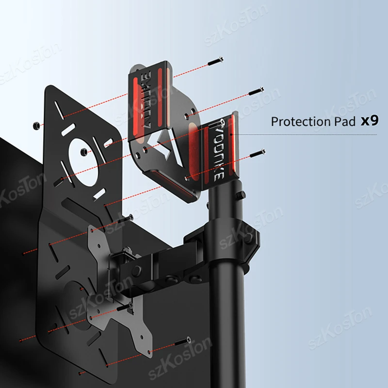 Mac Mini M4 Stand Metal Mount Holder VESA Monitor Back Space Saving Bracket PC Accessories for Mac Mini M4 Computer